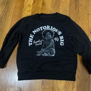 The notorious big sweater 4t in black used